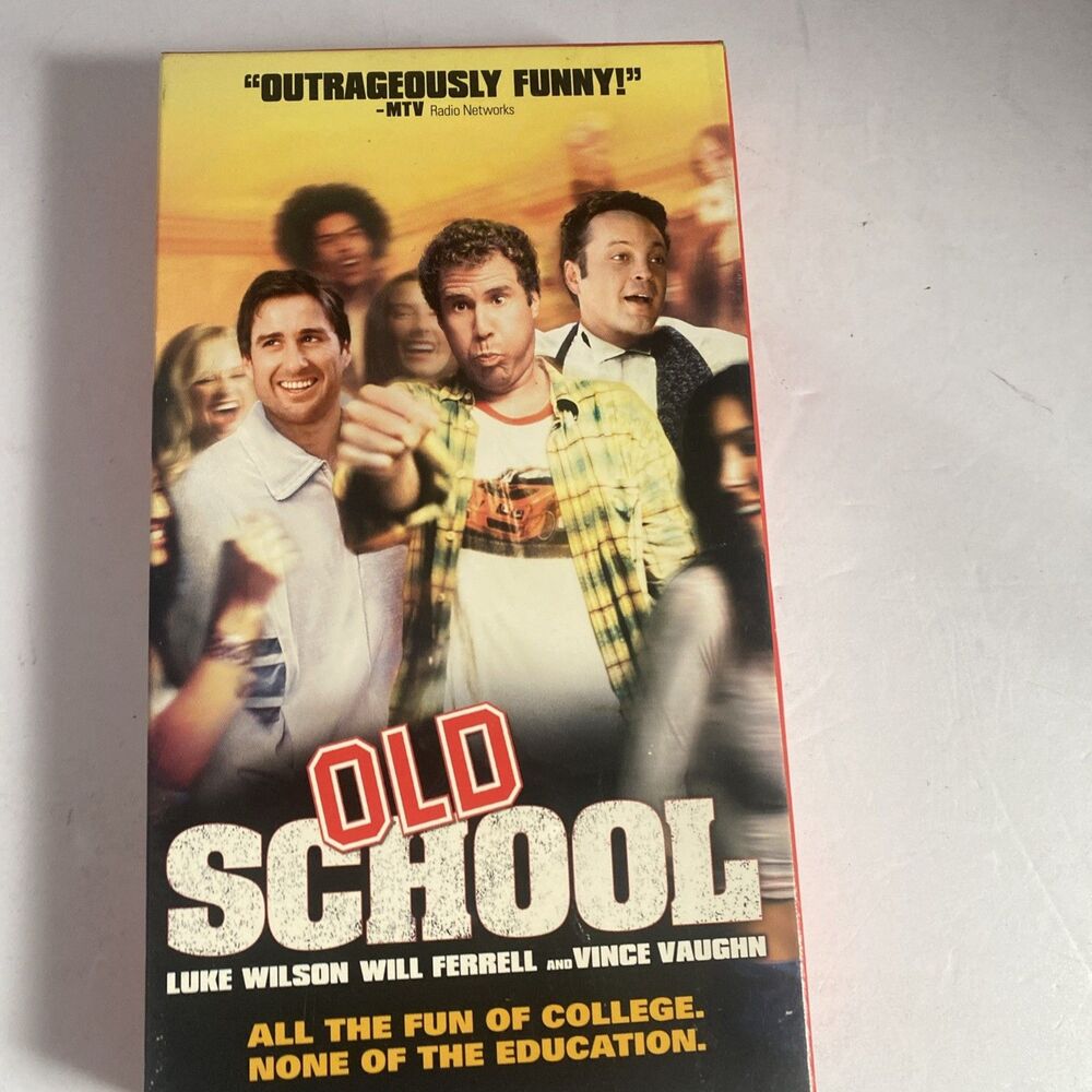 Old School VHS VCR Video Tape Used Will Ferrell Vince Vaughn